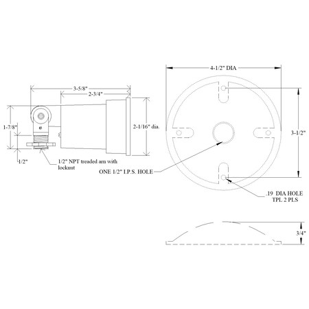 Mulberry Lamp sockets 1 WP LAMPHLDR W/CVR WHITE 30141W